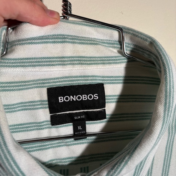 Bonobos Slim Fit Cotton Button Down Long Sleeve Shirt - Picture 4 of 6